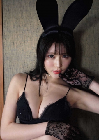 Yuka Kohinata How about a little H bunny today002
