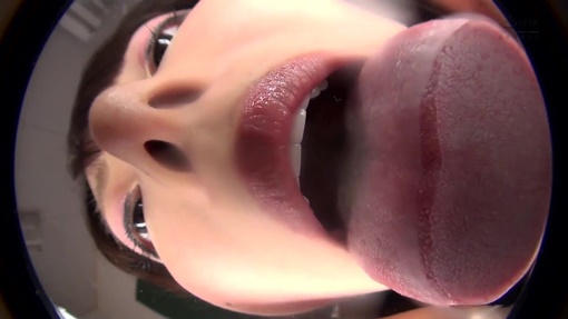 【フェチ動画】バーチャルベロ舐め 唾液塗れ JKの濃厚キス！御坂りあ (1)